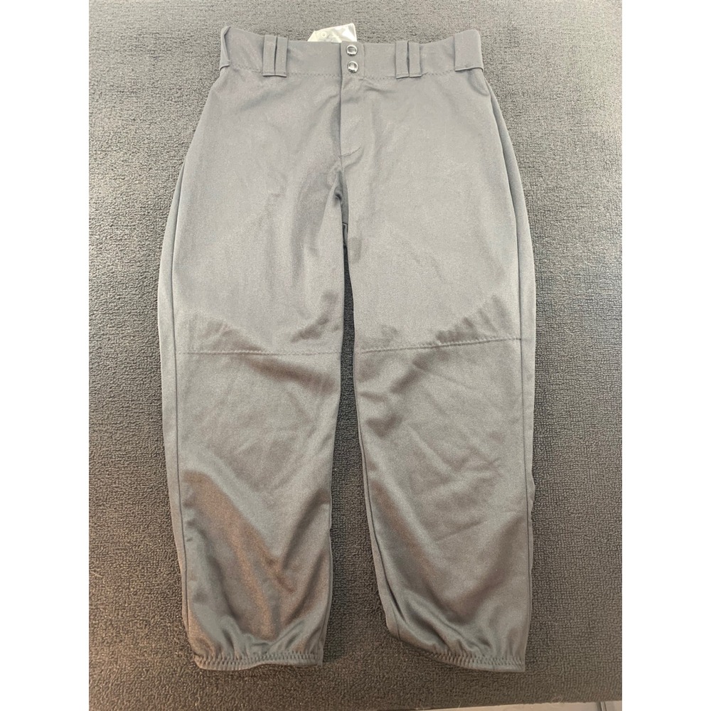 Alleson Athletic Softball Low Rise‎ Mid Calf Pants Women's Size L Gray Polyester